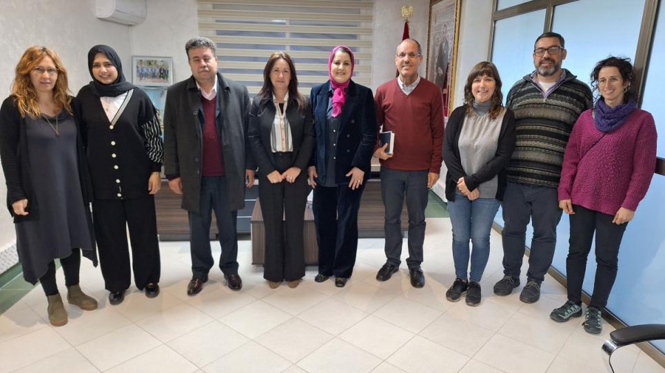 Visita d'una delegació de la UVic-UCC i de l'Ajuntament de Vic al Marroc