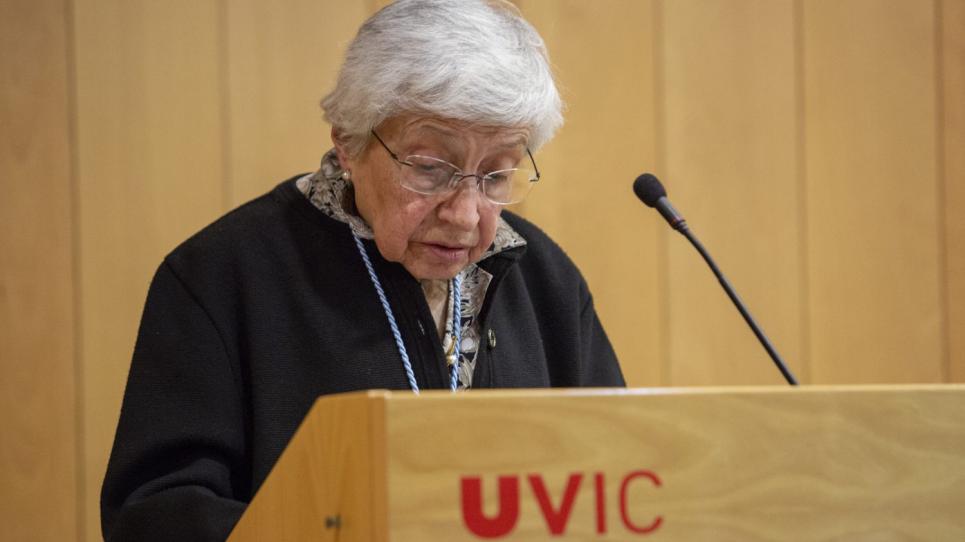 M. Teresa Codina, DHC per la UVic-UCC 2018