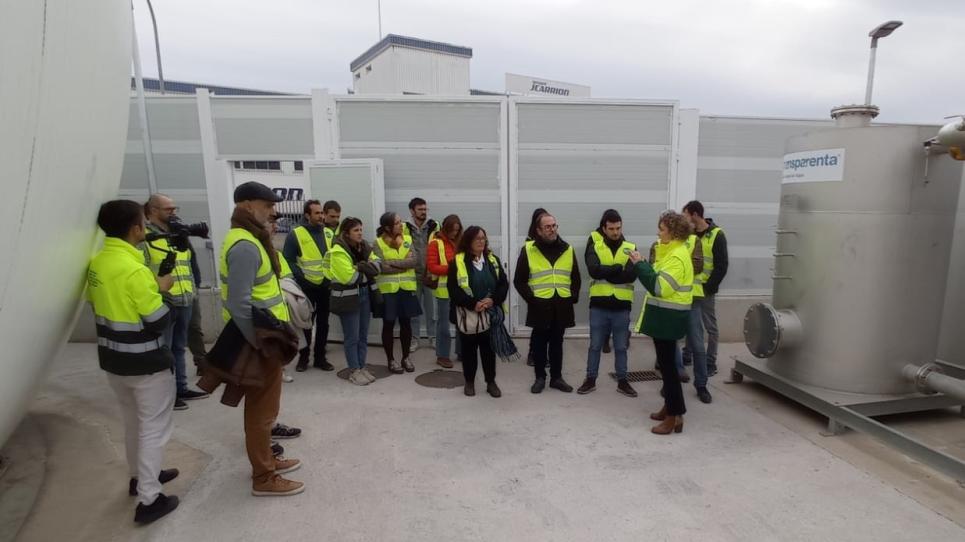 Visita a la planta de biogàs i biometà del Consorci de Residus del Vallès Oriental