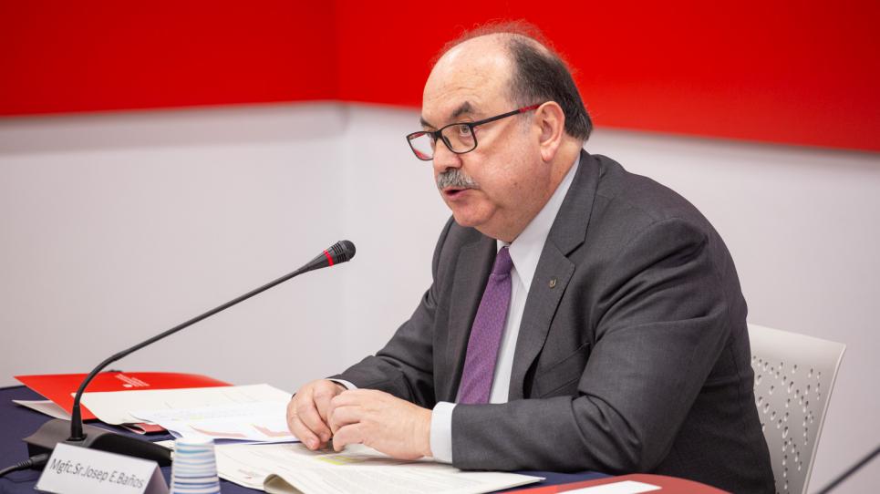 Josep Eladi Baños, rector de la UVic-UCC