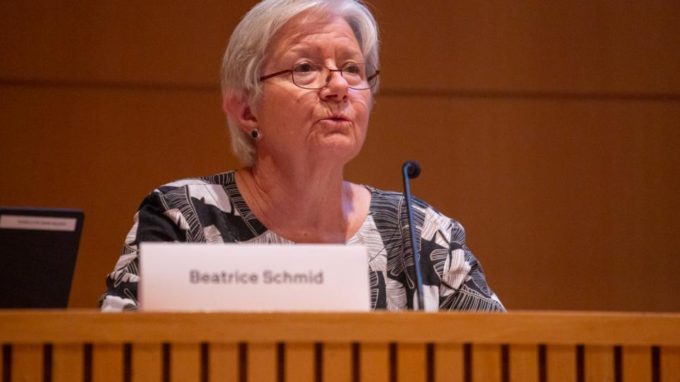 Beatrice Schmid, presidenta de l'Associació Internacional de Llengua i Literatura Catalana