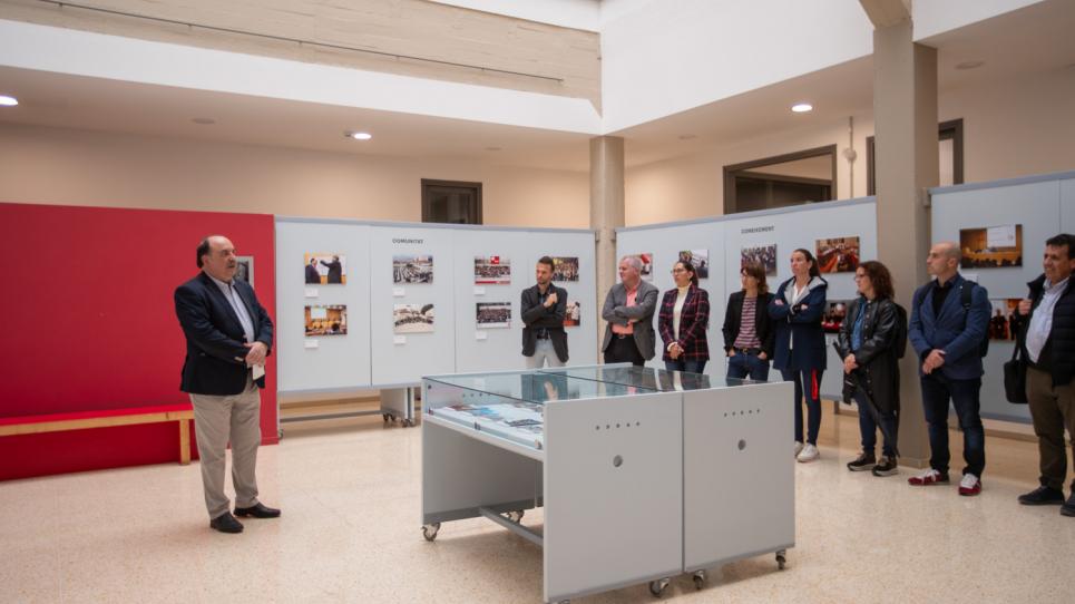 Inauguració de l’exposició de fotografies dels 25 anys de la UVic-UCC 