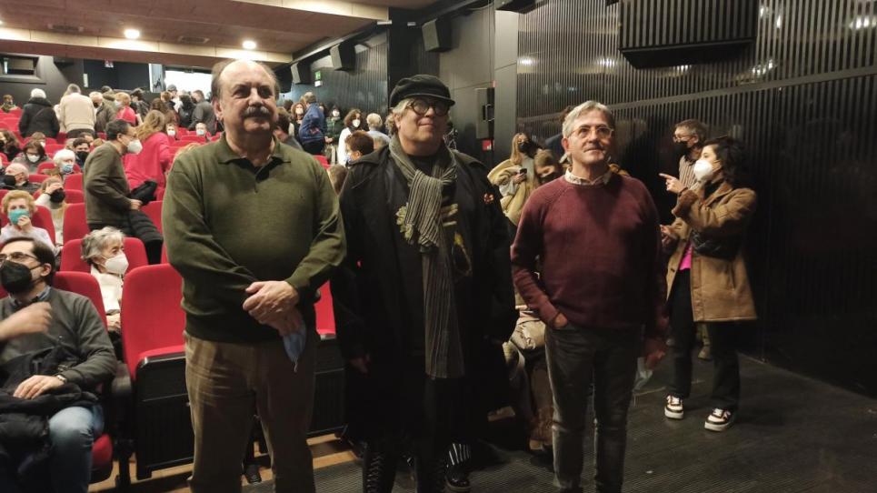 Josep Eladi Baños, Lluís Solé i Miquel Pérez, abans de l'estrena