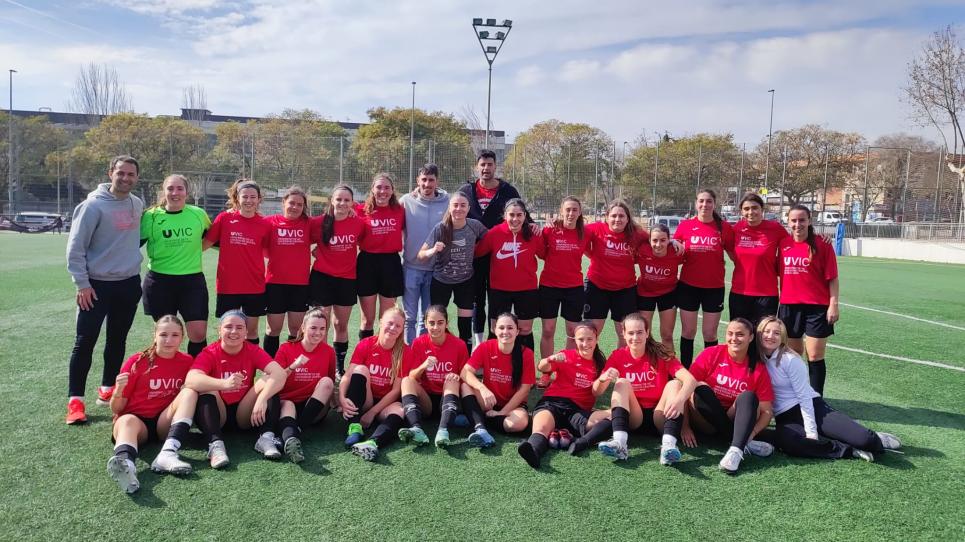 Equip de futbol 11 femení de la UVic-UCC