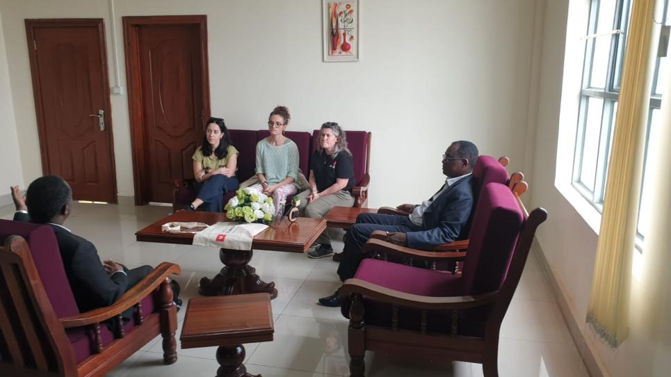Reunió de treball a Ruanda, de la mà de l'associació Rosa Dilmé