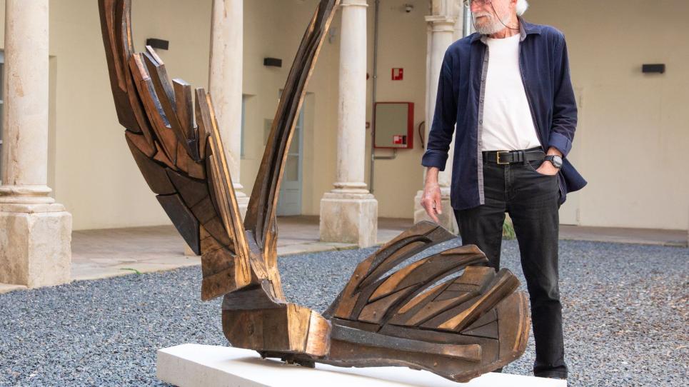 Inauguració de l'escultura 'Alat' de Josep Vernis