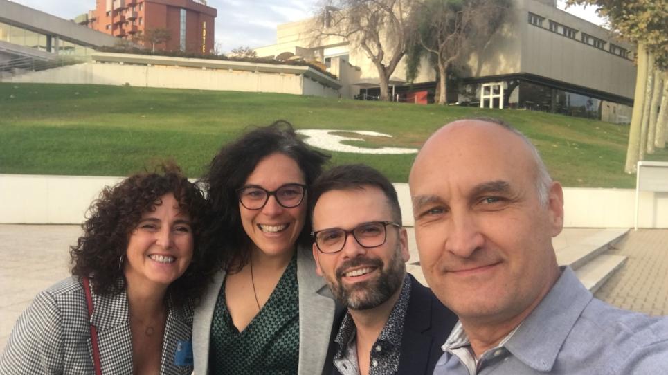 Els quatre investigadors del projecte finançat per La Marató