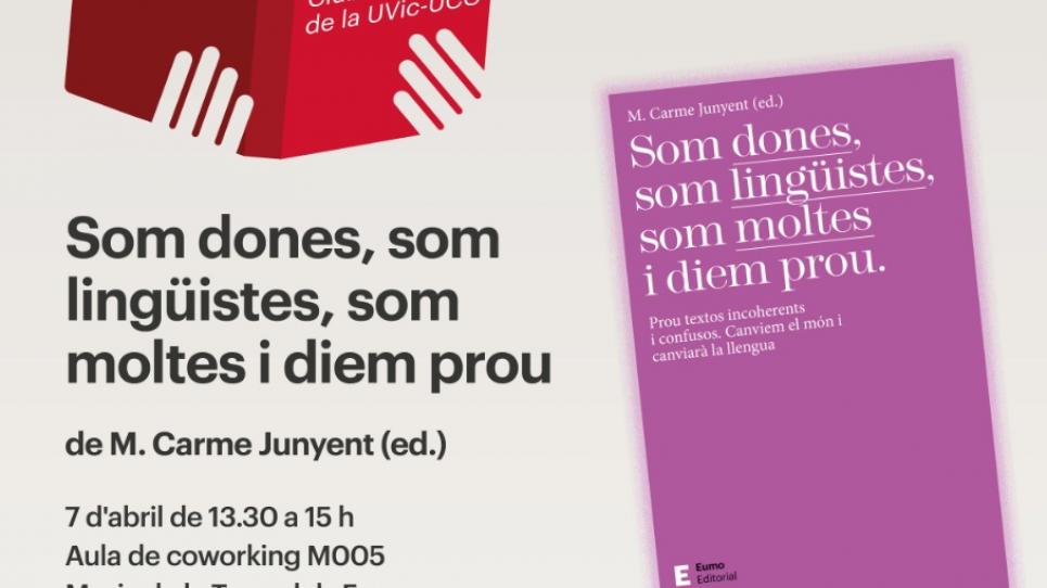 Cartell de Lectures en Conversa- Carme Junyent
