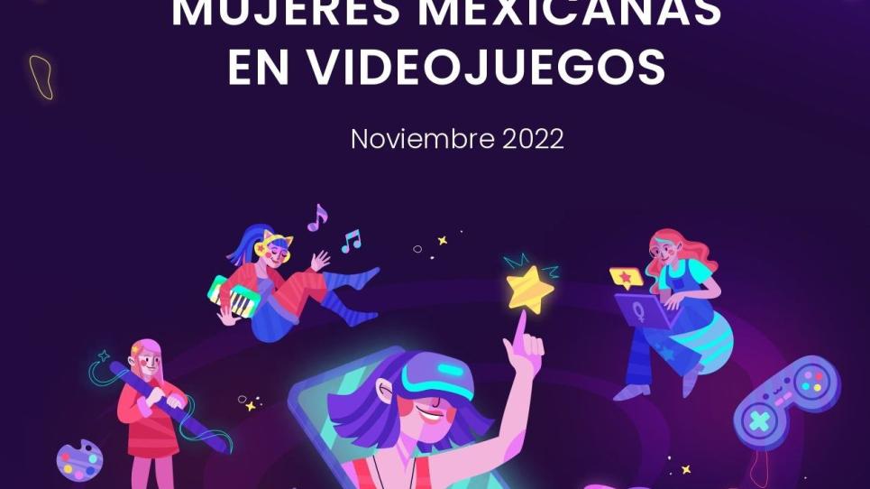 Portada de l'informe "Mujeres mexicanas en videojuegos"
