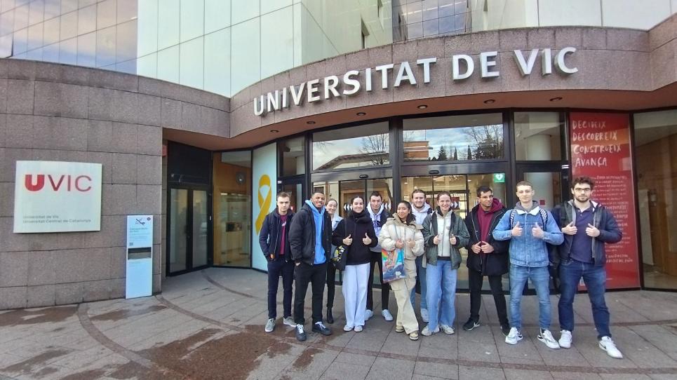 Grup d'estudiants del programa Study Abroad a la UVic