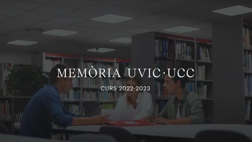 Videomemòria de la UVic-UCC del curs 2022-2023