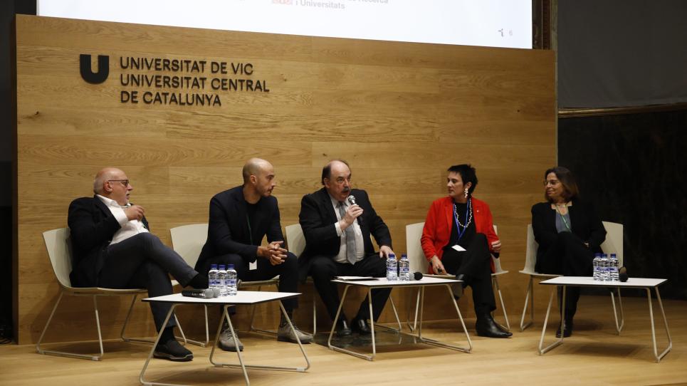 Jordi Baiget, Lluís Juncà, Josep Eladi Baños, Laia Arnal i Nora Ventosa