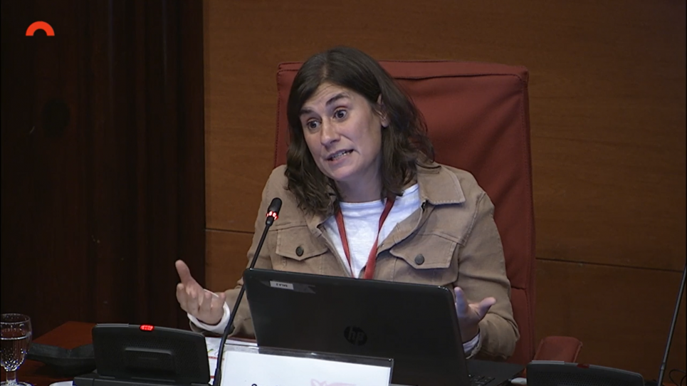 Sandra Ezquerra al Parlament