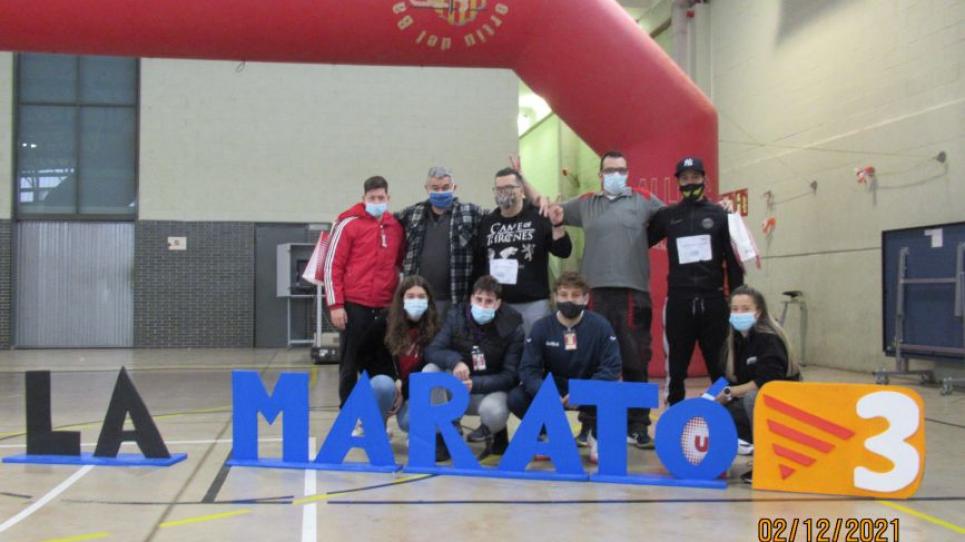 Alumnes de la UVic-UCC participen en la preparació d’activitats per la Marató