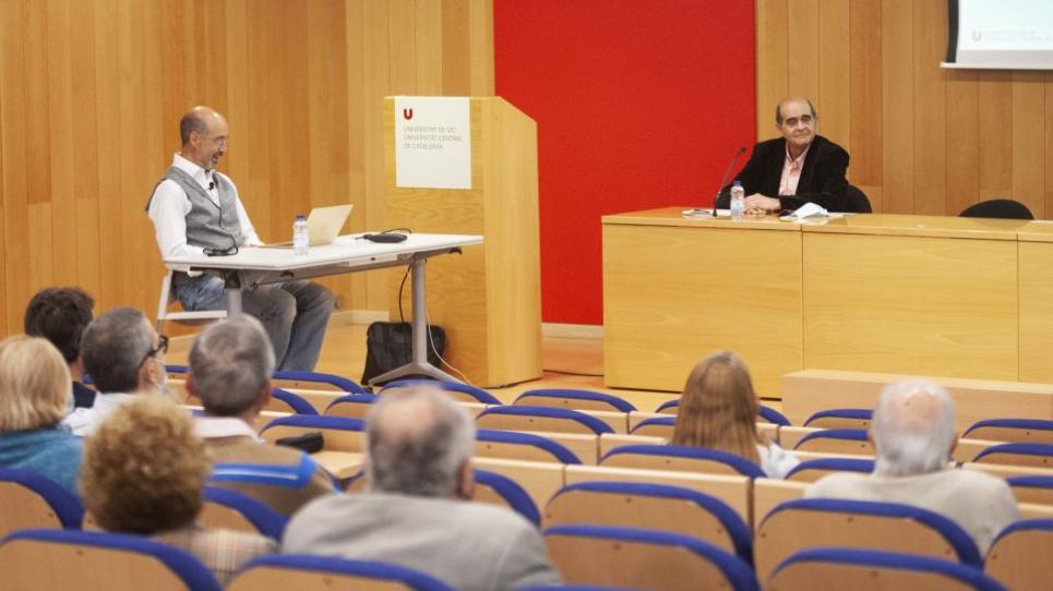 Juan Carlos Rodríguez, en la defensa de la seva tesi