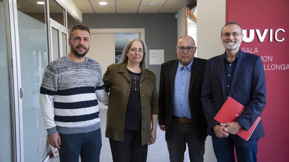 Toni Mas, M. Àngels Verdaguer, Jordi Larios i Josep Bau