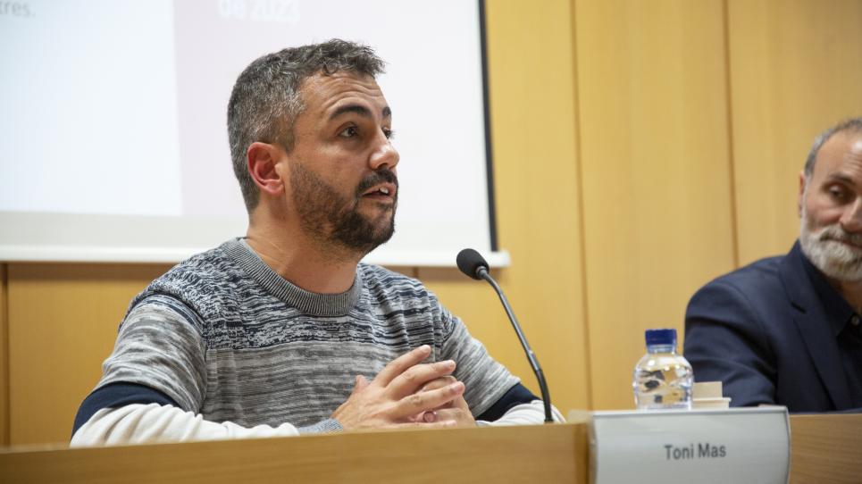 Toni Mas, alcalde de Roda de Ter i president de la Fundació Miquel Martí i Pol