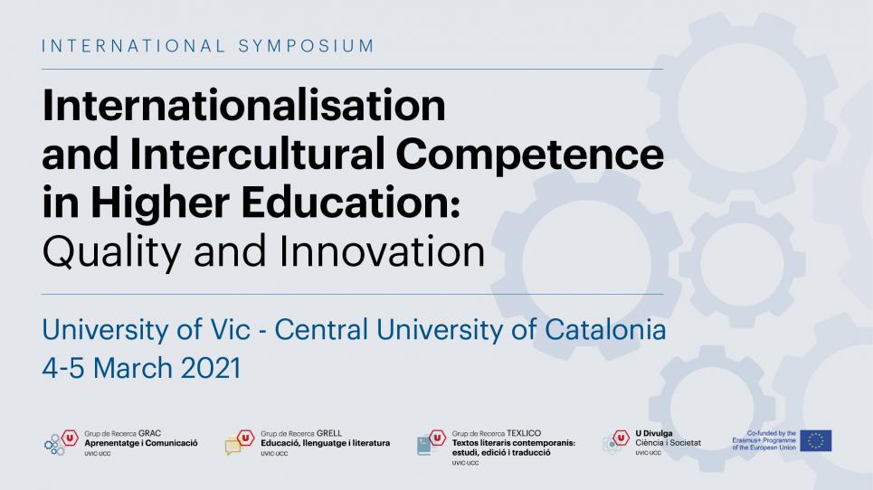 Simposi “Internationalisation and Intercultural Competence in Higher Education: Quality and Innovation”