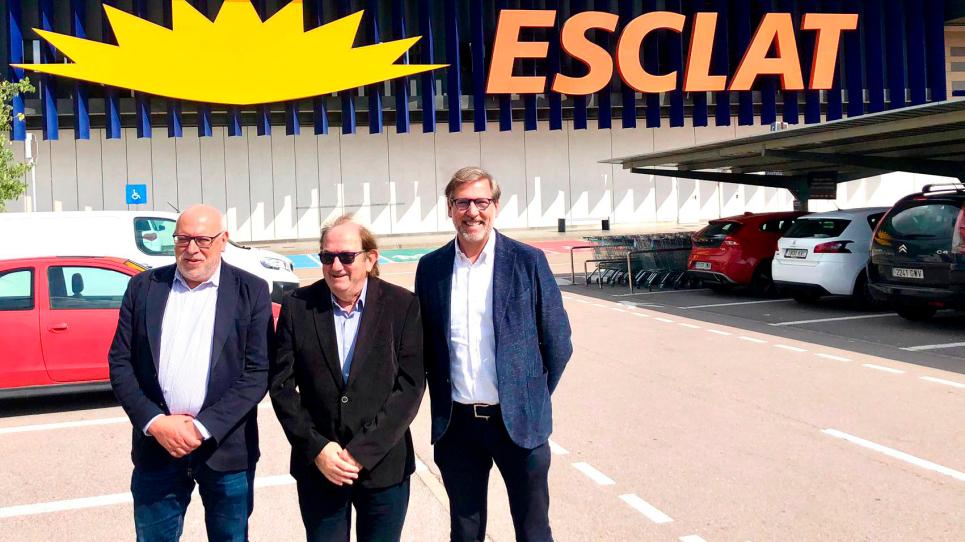 Jordi Baiget, Joan Font i Eduard Prats davant l'Esclat de Malla